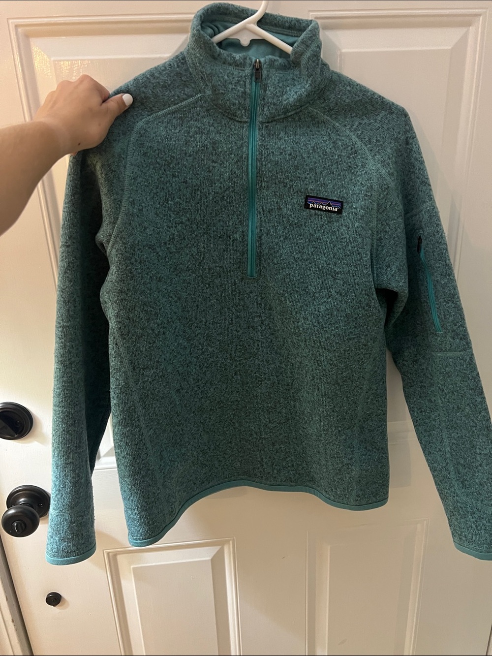 Patagonia Women's Better Sweater 1/4 Zip Teal